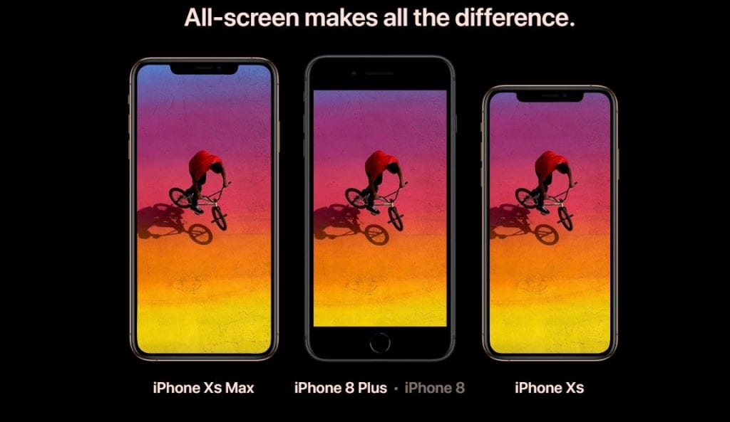השוואה בין אייפון 8 פלוס לבין אייפון Xs ואייפון Xs Max